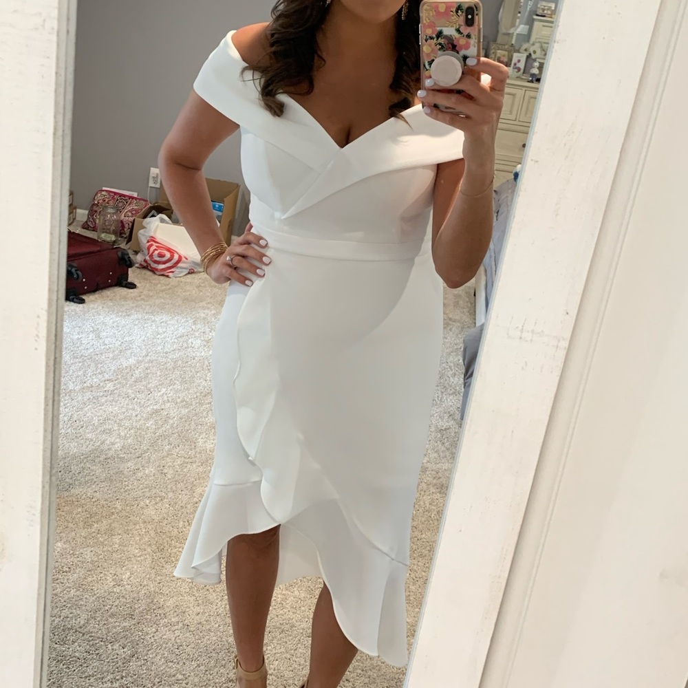 Xscape Off-the-shoulder dress